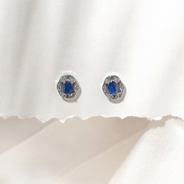 Free Fine Silver Mini Earrings with Stones for Gifting