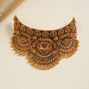 Silver Antique Choker with Sunflower Detailing