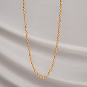 Simple Silver Mala with Nakshi Bead Work