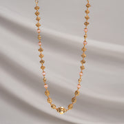 Antique Silver Mala with Nakshi Beads