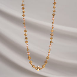 Antique Silver Mala with Nakshi Beads