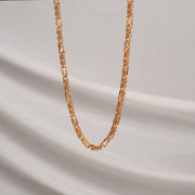 Men's Silver Chain with Link Design