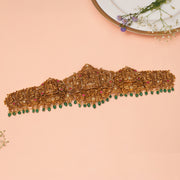 Traditional Silver Vaddanam with Hindu Goddess Manifestation