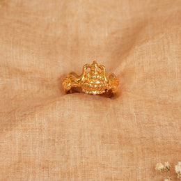 Divine Lakshmi Devi SIlver Ring