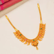 Temple Silver Necklace Traditional Design and Lakshmi Devi Manifestation