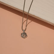 SIlver Rose Pendant
