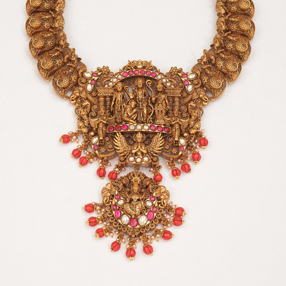 Divine Silver Ram Parivar Haaram – Padmam