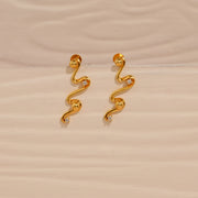 Trendy Silver Earrings with CZs