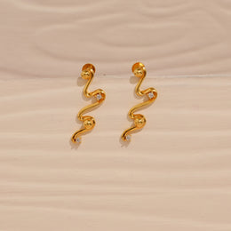 Trendy Silver Earrings with CZs