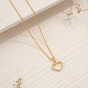 Simple Heart-Shaped Silver Pendant