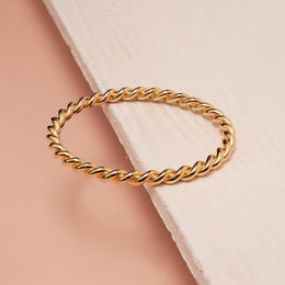 Stylish SIlver Kada in Spiral Design