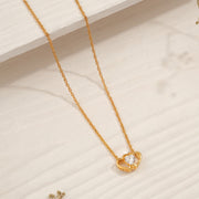 Silver Double Heart Pendant for Gifting