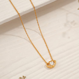 Silver Double Heart Pendant for Gifting