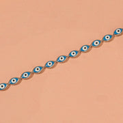 Classic Evil Eye Silver Bracelet