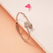 Elegant Heart Shaped Kada with CZs