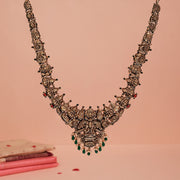 Elegant Silver Antique Lakshmi Devi Haaram
