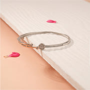 Party Wear Silver Bracelet with Unique Design