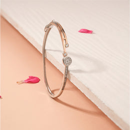 Party Wear Silver Bracelet with Unique Design