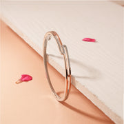 Daily Wear Silver Kada with Minimalist Design