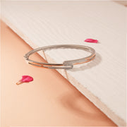 Daily Wear Silver Kada with Minimalist Design