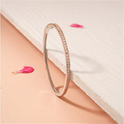 Classic Silver Kada in Silver with CZs