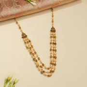 Antique Lakshmi Devi Mala with Pearl Highlights