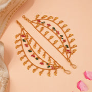 Silver Champaswaraalu with Leaf Design