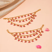 Silver Champaswaraalu with Stone Beads