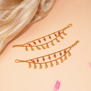 Silver Champaswaraalu with Paisley Design