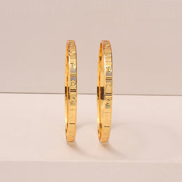 Simple Matte Finish Silver Bangles with Minimal Design