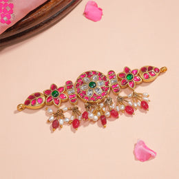 Silver and Kundan Baajubandh and Choker