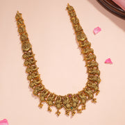 Heavy Silver Peacock Haaram