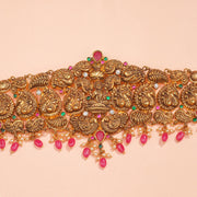 Divine Lakshmi Devi Baajubandh with Peacock Detailing