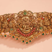 Divine Radha Krishna Silver Vaddanam