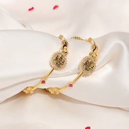 Heritage Silver Bangles with Antique Lakshmi Devi Motifs