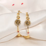 Heritage Silver Bangles with Antique Lakshmi Devi Motifs