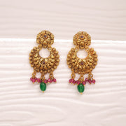 Antique Silver Chandbalis with Pasiley Design