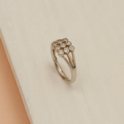 Simple Silver CZ Ring