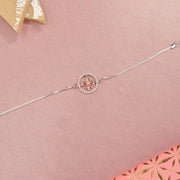 Silver and Stone Rakhi