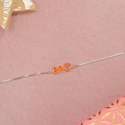 Stylish Superman Silver Rakhi for Boys