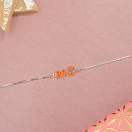 Stylish Superman Silver Rakhi for Boys