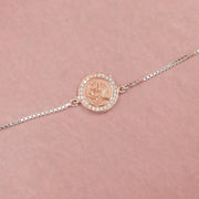 Elegant Design Silver Rakhi
