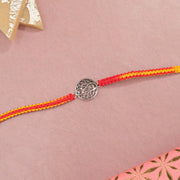 Silver Rakhi with Aesthetic Design