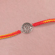 Silver Rakhi with Aesthetic Design