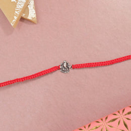 Silver Lord Ganesh Rakhi