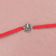 Silver Lord Ganesh Rakhi