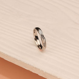 Engraved Silver Ring