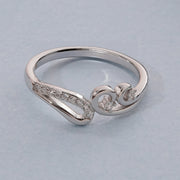 Chic Silver Ring for Party Wear