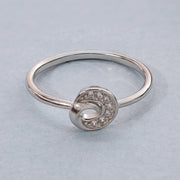 Dainty Crescent Design Ring