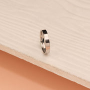 Statment Plain Silver Ring